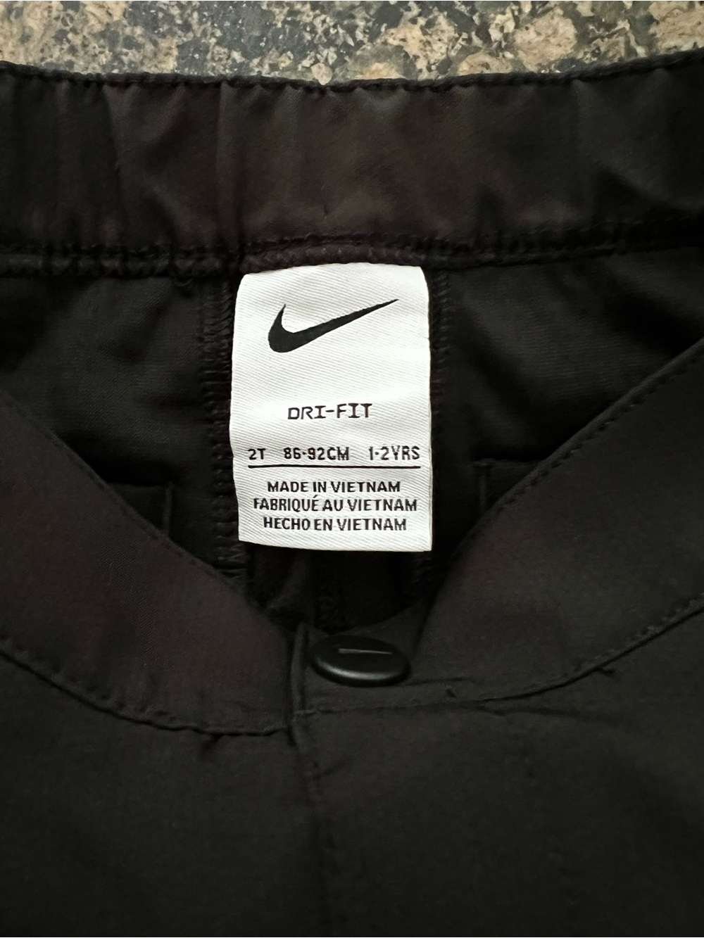 Nike White Dri-FIT Polo with Black Swoosh - Kids - Picture 6 of 7